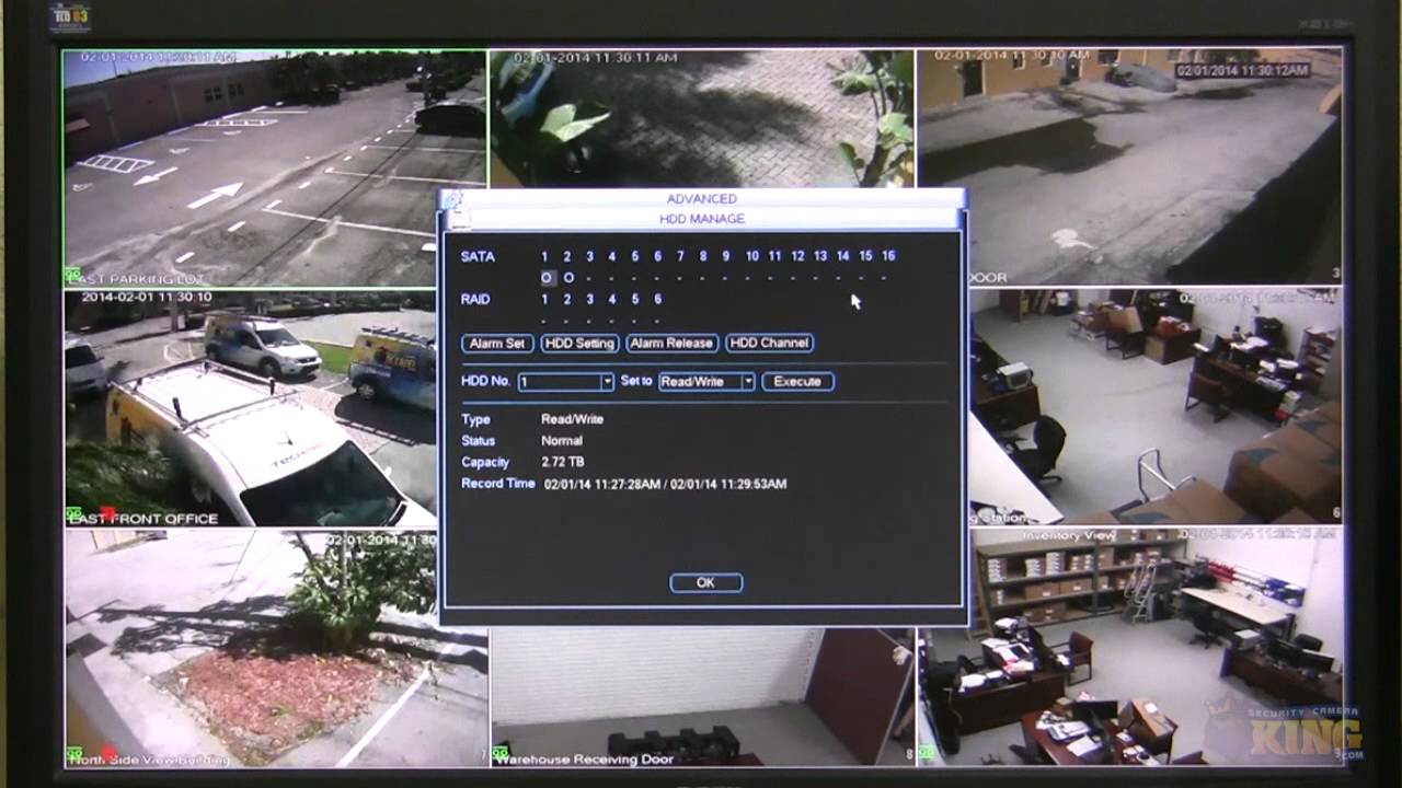 يتم إعداد النظام للتحكم عن بُعد، التخزين، والتنبيهات. الهدف من التركيب هو تعزيز الأمن، متابعة الأحداث، وتسجيل أي نشاط مشبوه لضمان سلامة المباني والممتلكات.